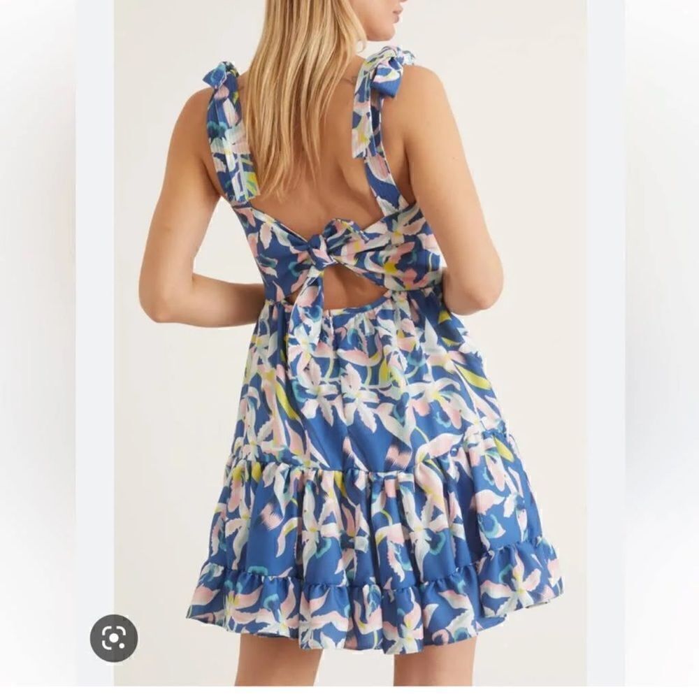 No Pise La Grama Tropical Mini Dress Size 4 View 2